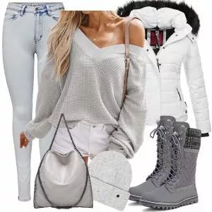 Winter Outfits Winterliches Freizeitoutfit