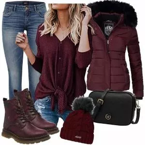 Winter Outfits Winterliches Freizeitoutfit