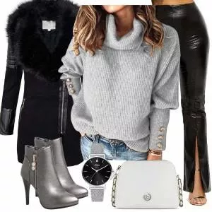 Winter Outfits Outfit für Stilvolle Damen