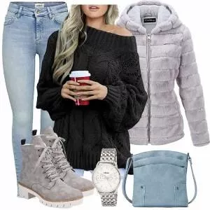 Winter Outfits Trendiger Look für den Winter