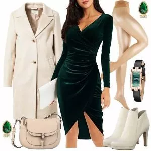 Party Outfits Outfit mit Elegantem Kleid