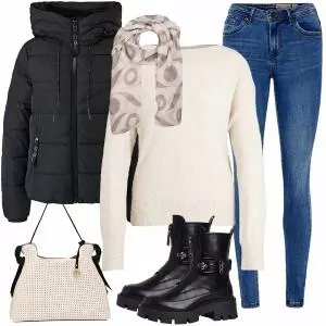 Winter Outfits Modischer Look für den Winter
