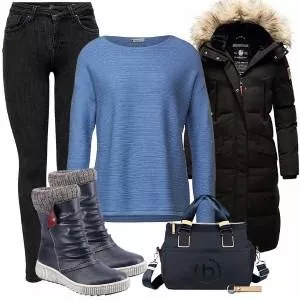 Winter Outfits Winterliches Freizeitoutfit