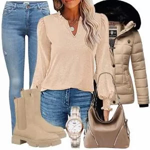 Winter Outfits Outfit für Modische Damen