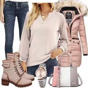 Winter Outfits Schönes Outfit für den Winter