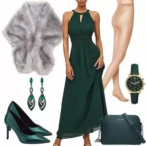 Party Outfits Outfit mit Elegantem Kleid