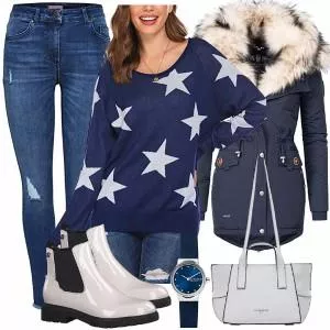 Winter Outfits Outfit für Stilvolle Damen