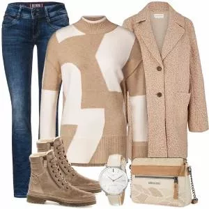 Winter Outfits Outfit für Stilvolle Damen