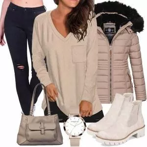 Winter Outfits Bequemes Winteroutfit