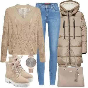 Winter Outfits Winterliches Freizeitoutfit