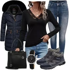 Winter Outfits Schönes Outfit für den Winter