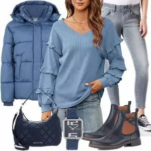 Winter Outfits Trendiger Look für den Winter