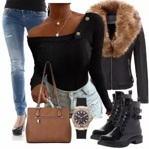 Winter Outfits Winterliches Freizeitoutfit