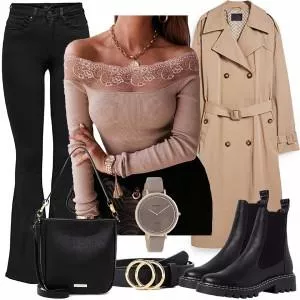 Winter Outfits Modischer Look für den Winter