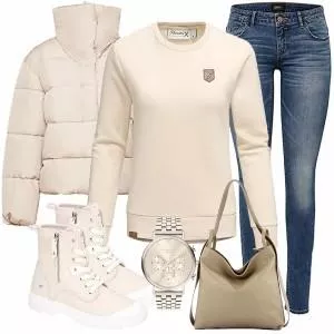 Winter Outfits Winterliches Freizeitoutfit