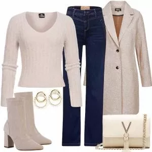 Winter Outfits Outfit für Stilvolle Damen