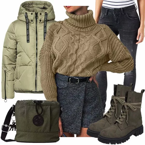 Winter Outfits Winterliches Freizeitoutfit
