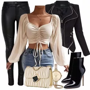 Frühlings Outfits Stylische Party Outfit