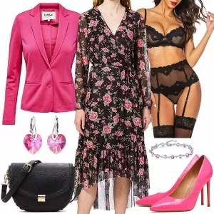 Party Outfits Outfit mit Elegantem Kleid