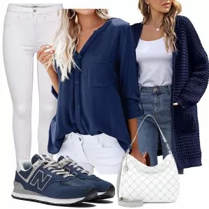 Frühlings Outfits Freizeit Outfit