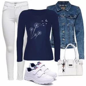 Frühlings Outfits Freizeit Outfit