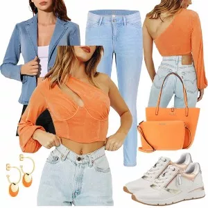 Frühlings Outfits Freizeit Outfit