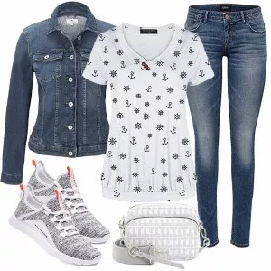 Frühlings Outfits Freizeit Outfit