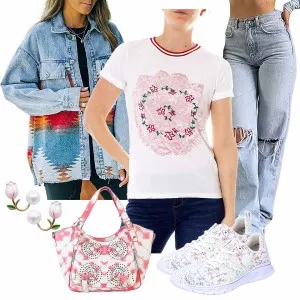 Frühlings Outfits Freizeit Outfit
