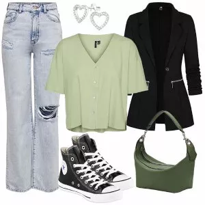 Frühlings Outfits Street Style Outfit