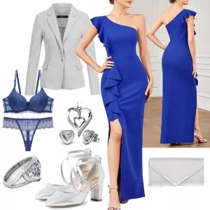 Party Outfits Outfit mit Elegantem Kleid