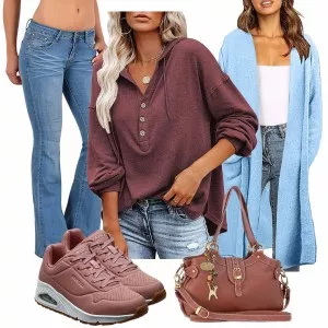 Frühlings Outfits Coller Look für den Freizeit