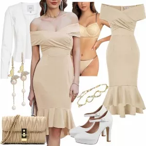 Party Outfits Outfit mit Elegantem Kleid