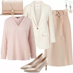 Frühlings Outfits Stylischer Look Für Damen