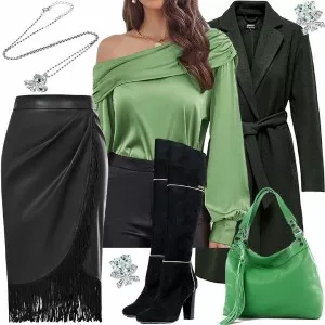 Herbst Outfits Auffälliger Herbst Look