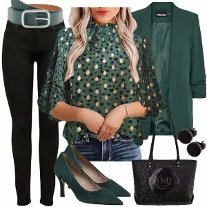 Business Outfits Auffälliger Buro Outfit