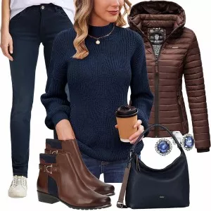 Herbst Outfits Outfit für Stilvolle Damen