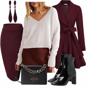 Herbst Outfits Auffälliger Look