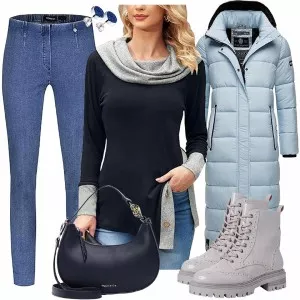 Winter Outfits Auffälliger Look