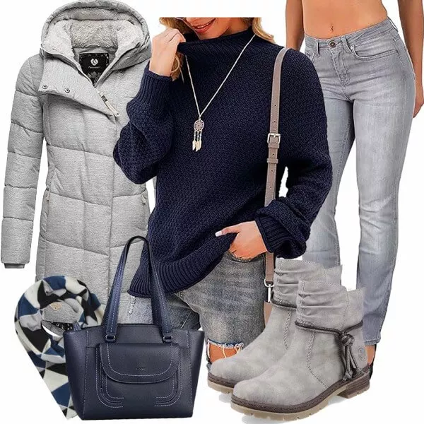 Winter Outfits Coller Look für den Winter