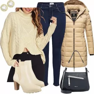 Winter Outfits Coller Look für den Winter