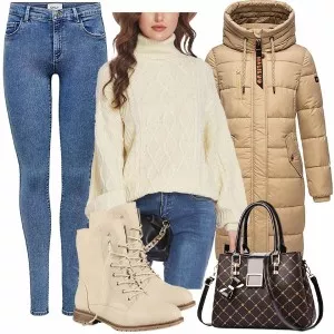 Winter Outfits Auffälliger Look