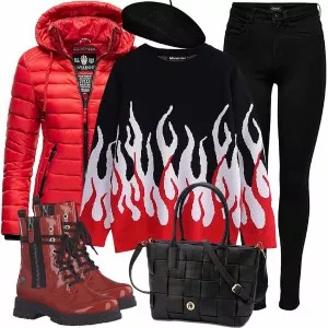 Winter Outfits Coller Look für den Winter