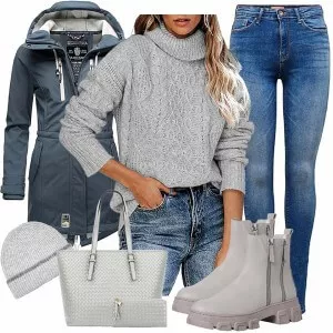 Winter Outfits Praktische Kombination