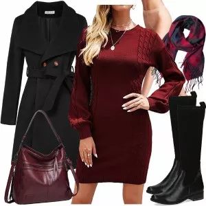 Winter Outfits Coller Look für den Winter