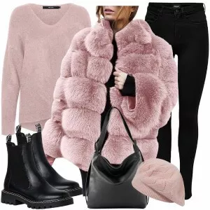 Winter Outfits Coller Look für den Winter