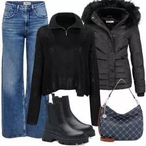 Winter Outfits Warm Kombination für den Winter