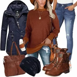 Winter Outfits Stylische Winter Kombination