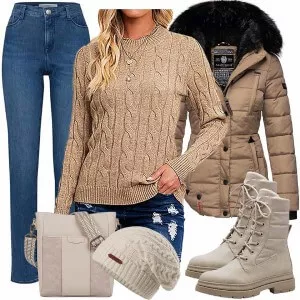 Winter Outfits Stylische Winter Kombination