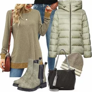 Winter Outfits Kombination für den Winter