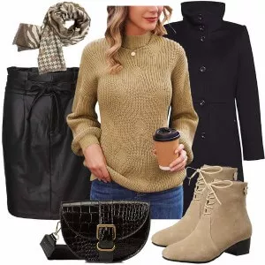 Winter Outfits Moderner winter-look outfit